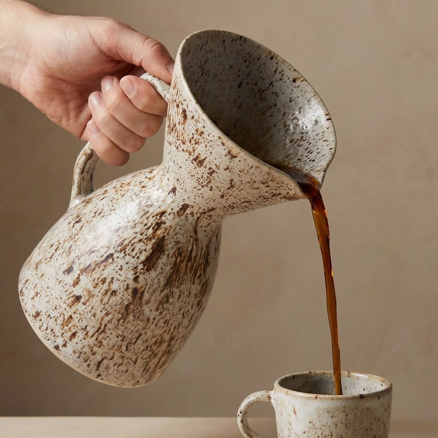 Scandinavian Pour Over Coffee Maker - Winter Wood