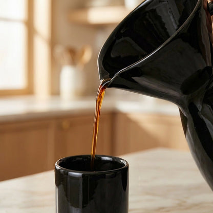 Scandinavian Pour Over Coffee Maker - Black
