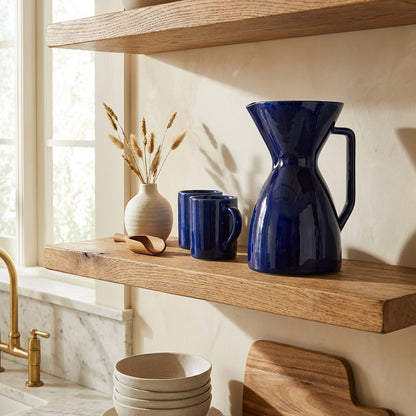 Scandinavian Pour Over Coffee Maker - Midnight Blue
