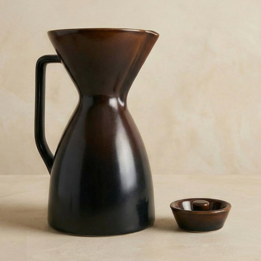 Scandinavian Pour Over Coffee Maker - Brown