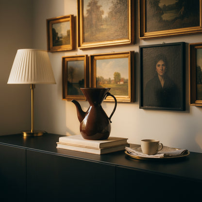 Victorian Pour Over Coffee Maker - Brown