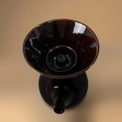 Victorian Pour Over Coffee Maker - Brown