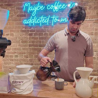 Victorian Pour Over Coffee Maker - Delft Blue [LE]